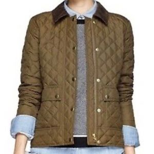 J. Crew Quilted Down-Filled Tack Jacket
